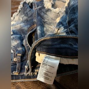 American eagle jean shorts size 0